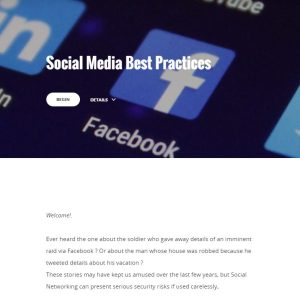 Security of Social Networks